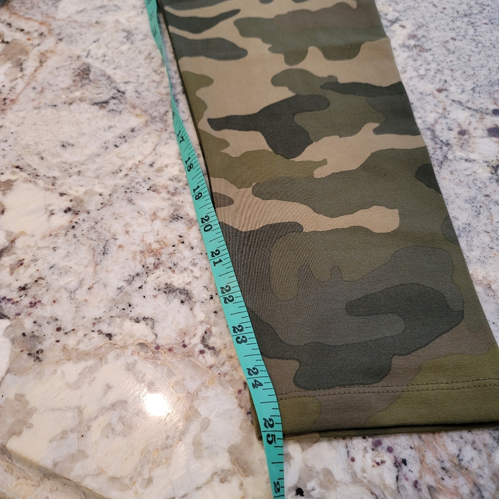 New! J. CREW XXL XX-LARGE Camo Leggings Army Green Khaki Pants NWT - Picture 8 of 8
